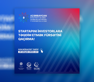 Bakıda Azərbaycan İnvestisiya və Gənc Sahibkarlar Forumu keçiriləcək