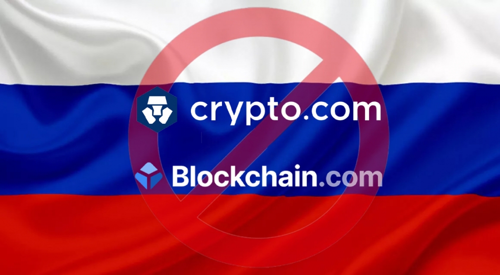 Blockchain.com və Crypto.com rusiyalı istifadəçilərin hesablarını bloklayacaq