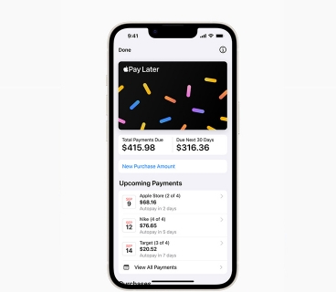 Apple hissə-hissə ödəmə xidməti Apple Pay Later-i istifadəyə verib