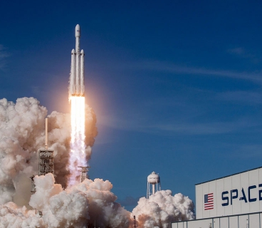SpaceX raketi meşə yanğınına səbəb olub