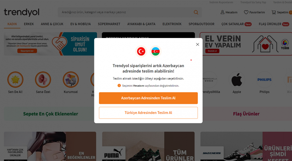 Trendyol Azərbaycanda fəaliyyətə başlayıb