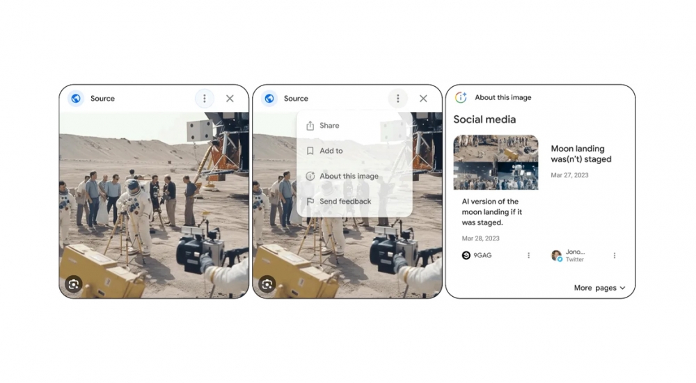 Google süni intellektlə yaradılmış şəkilləri aşkarlaya bilmək üçün yeni funksiya hazırlayıb