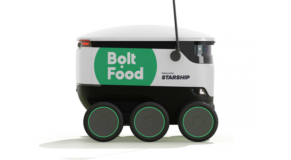 Bolt sürücüsüz robotlarla qida çatdırılmasına başlayır