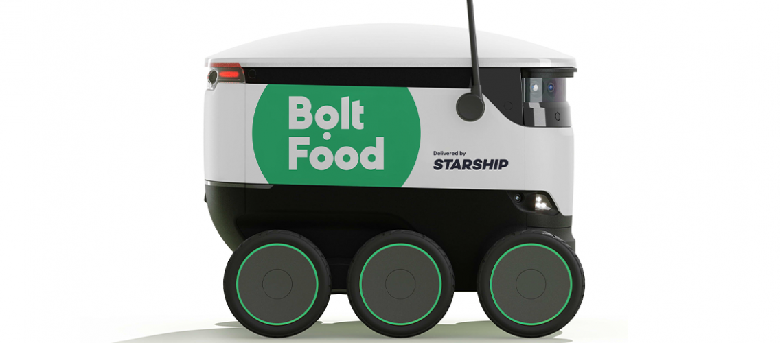 Bolt sürücüsüz robotlarla qida çatdırılmasına başlayır
