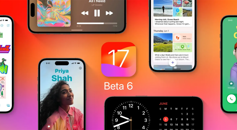 iOS 17 Beta 6 yeniləməsi yayımlanıb