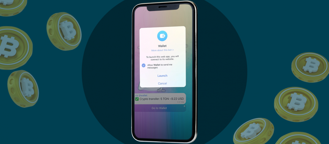 Telegram has added a crypto wallet to the app