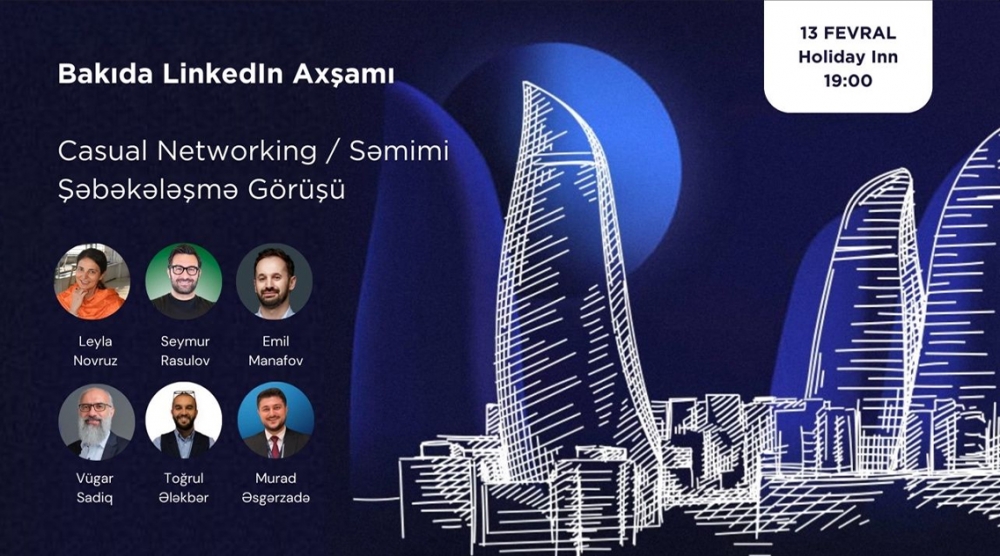 "LinkedIn evening in Baku" meeting will be held