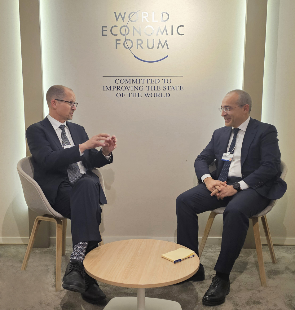 Mikayil Jabbarov met with the CEO of Coursera