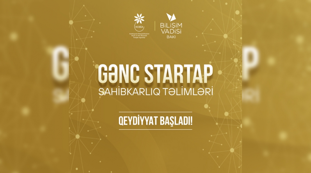 KOBİA və Bilişim Vadisi Bakı “Gənc startap” sahibkarlıq təlimlərinə start verir