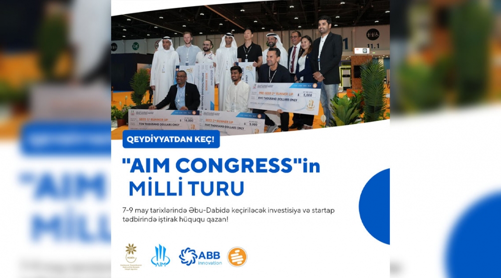 "AIM Congress" çərçivəsində baş tutan milli tura qeydiyyat başladı!