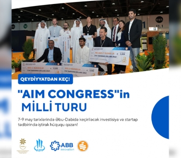 "AIM Congress" çərçivəsində baş tutan milli tura qeydiyyat başladı!