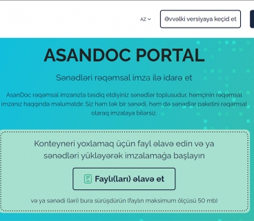 B.EST Solutions Azerbaijan presented the updated AsanDoc.az portal