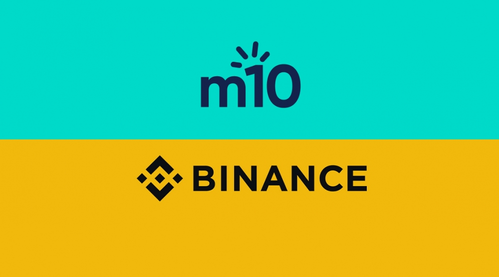 It is possible to buy cryptocurrency with AZN balance on Binance with m10