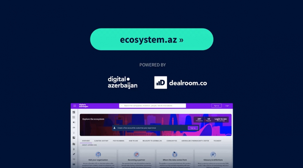 The Azerbaijani version of Dealroom has been introduced for the innovation ecosystem