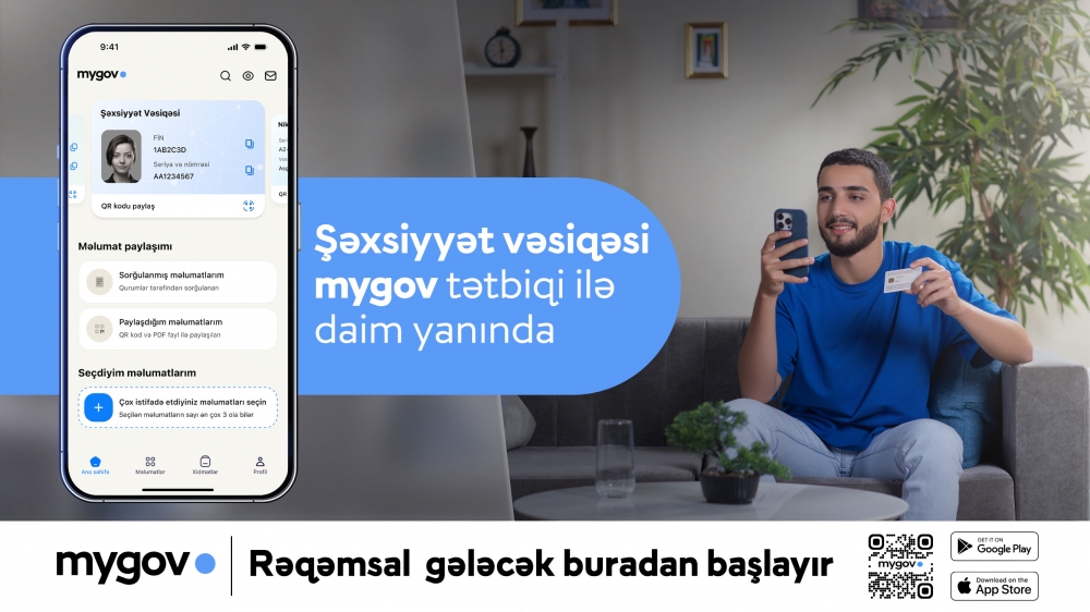 Yenilənmiş “mygov” rəqəmsal hökumət platforması artıq vətəndaşların istifadəsindədir