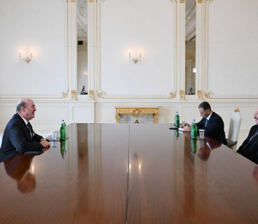 Ilham Aliyev received President of “Gulfstream Aerospace” company