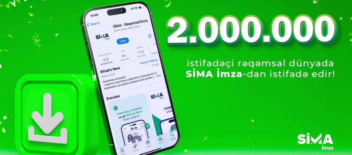 The number of downloaders of "SIMA Signature" exceeded 2 million