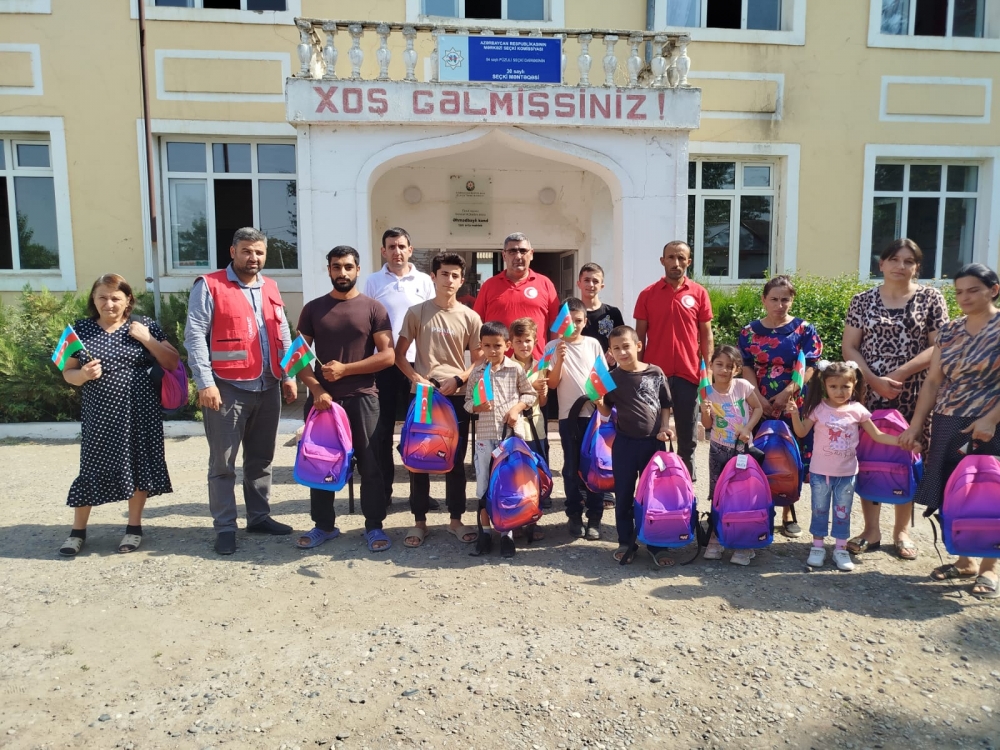 AzInTelecom and AzQAC held a "Back to School" action in Karabakh