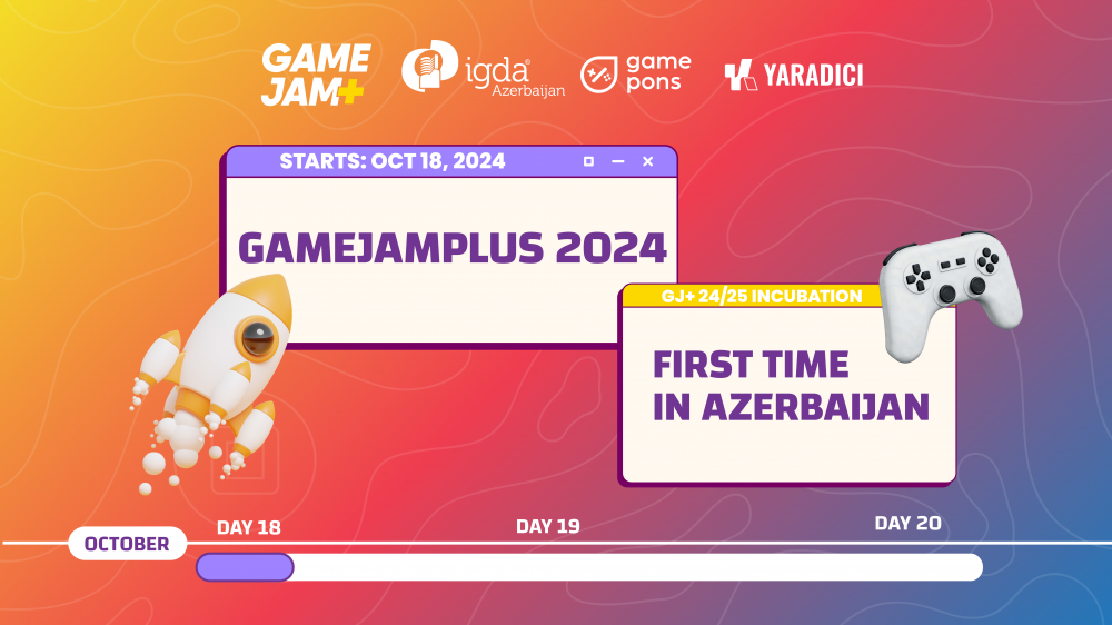 Bakıda keçiriləcək "GameJamPlus"a qeydiyyat başlayıb!