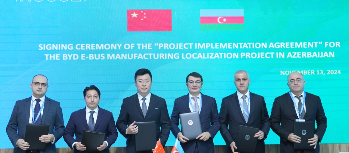 A contract was signed with BYD company on the localization of electric bus production.