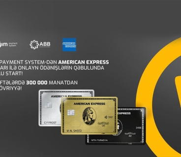 YIĞIM Payment System successfully starts accepting online payments with American Express cards! Turnover of over 300,000 manats in the first weeks!