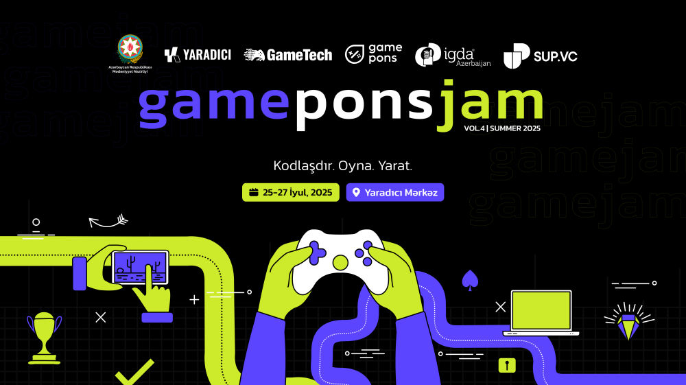 Gameponsjam Vol. 4 həvəskar oyun tərtibatçılarını dördüncü dəfə bir platformada birləşdirir!