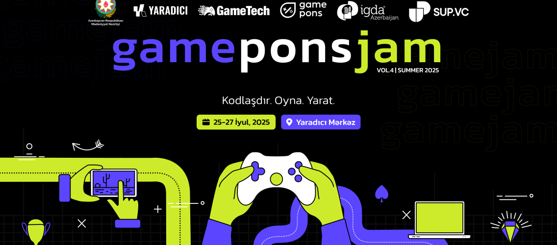 Gameponsjam Vol. 4 həvəskar oyun tərtibatçılarını dördüncü dəfə bir platformada birləşdirir!