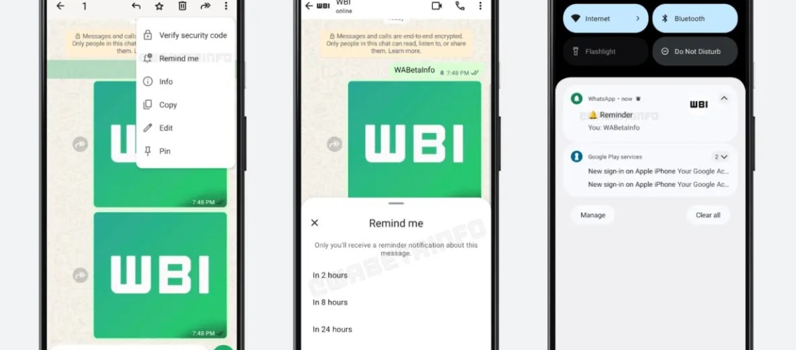 WhatsApp tests new reminder feature for messages on Android Beta