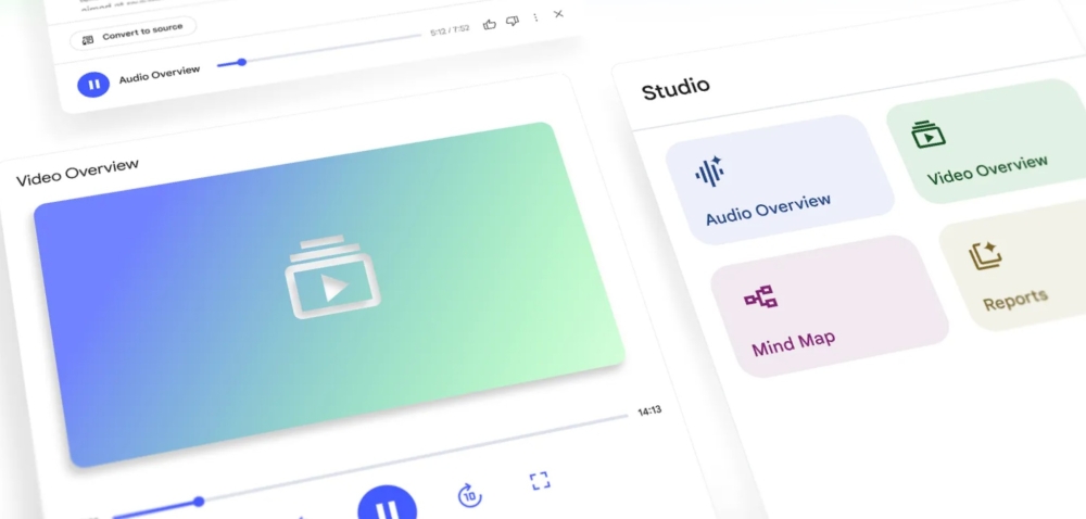 Google rolls out video summary feature in NotebookLM