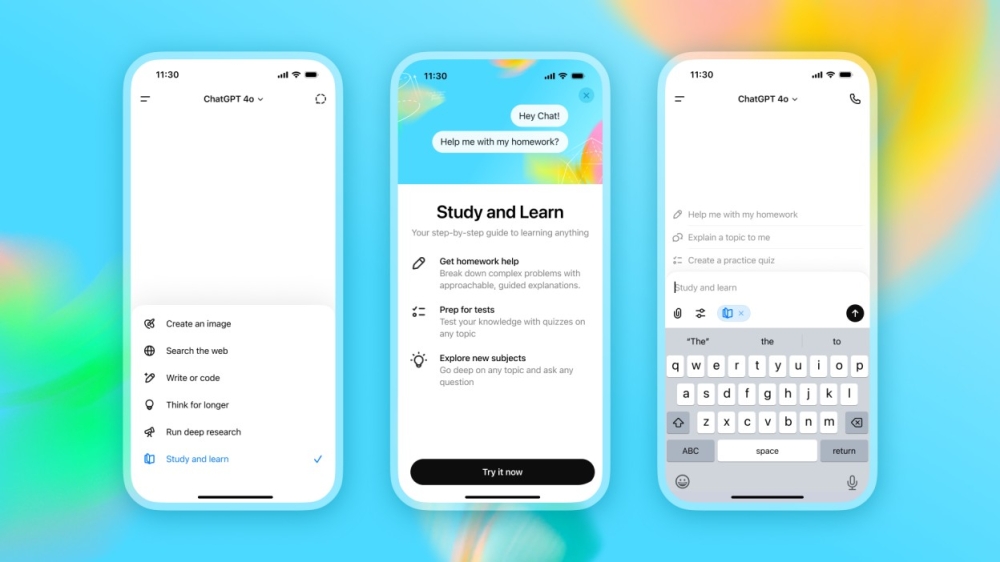 OpenAI launches “Study and Learn” feature in ChatGPT