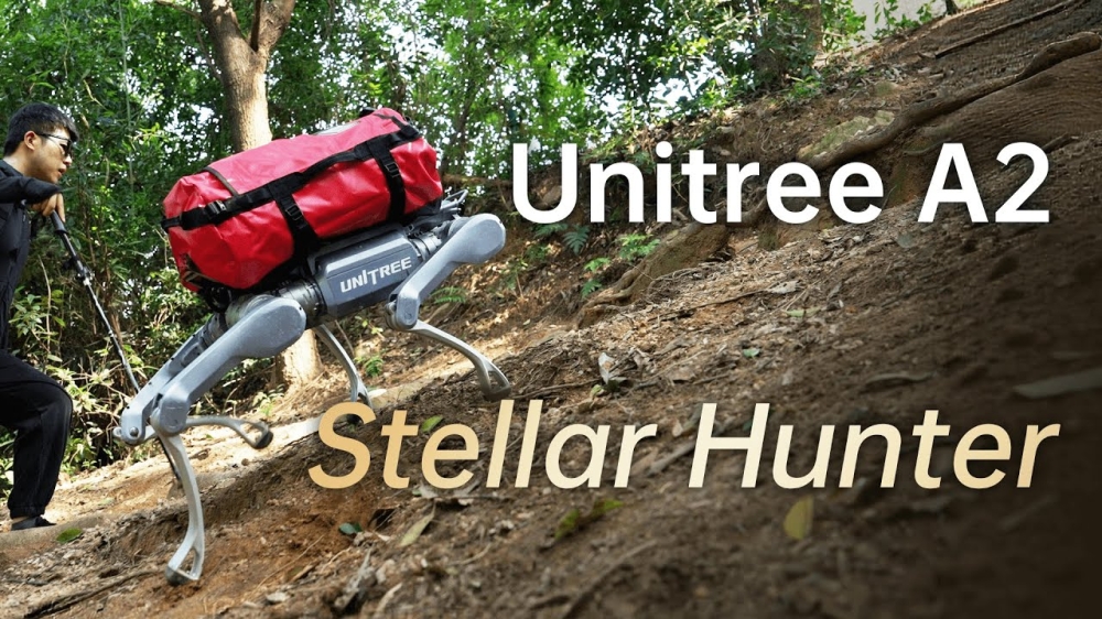 Chinese company unitree unveils new Robot Dog "A2 Stellar Hunter"