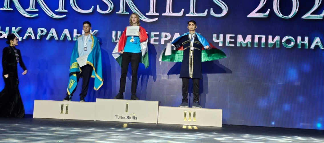 Div Academy student puts Azerbaijan in the top 3 at the international “TurkicSkills” competition!