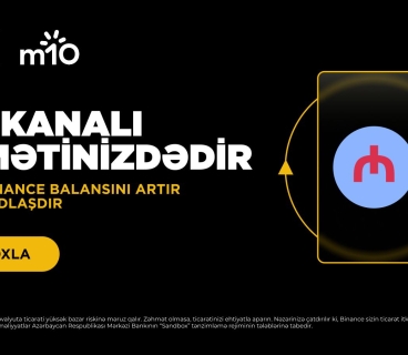 m10 və Binance Azərbaycanda birbaşa kripto-fiat əməliyyatlarını davam etdirir
