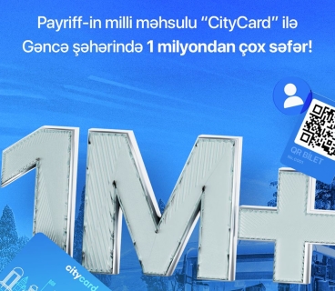 Gəncə sakinləri CityCard-la 1 milyon dəfə “nağdsız” yola çıxdı