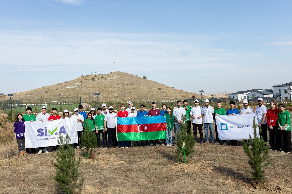 "AzInTelecom" held a tree planting campaign in Agdam