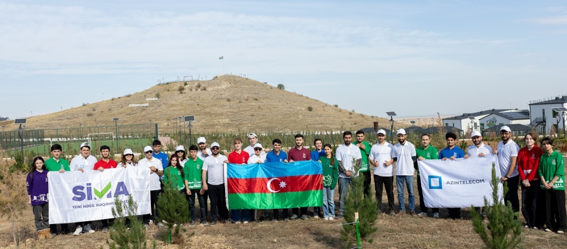 "AzInTelecom" held a tree planting campaign in Agdam