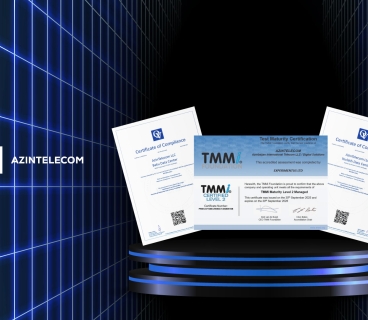 “AzInTelecom” iki beynəlxalq nüfuzlu sertifikasiyadan keçib