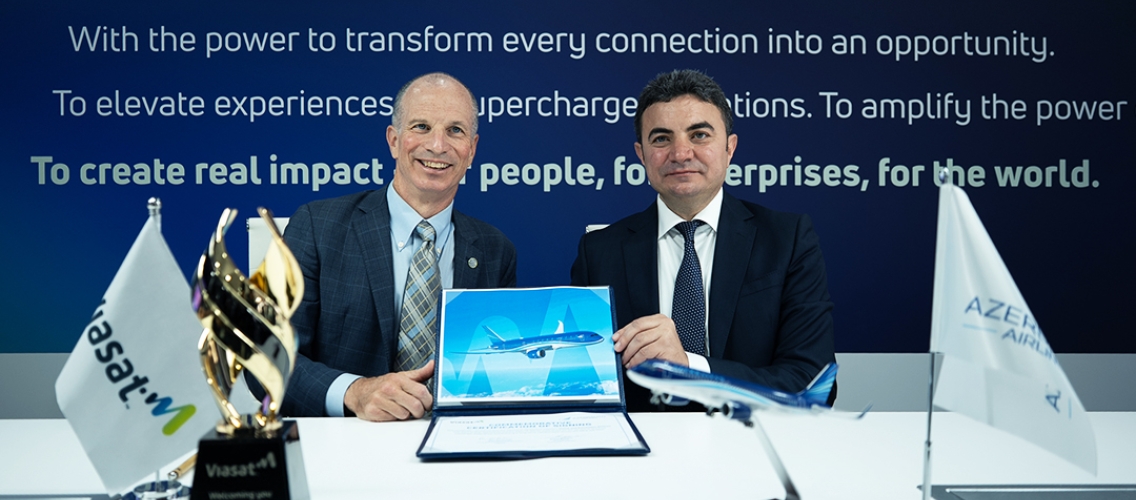 AZAL "Viasat" ilə strateji müqavilə imzaladı