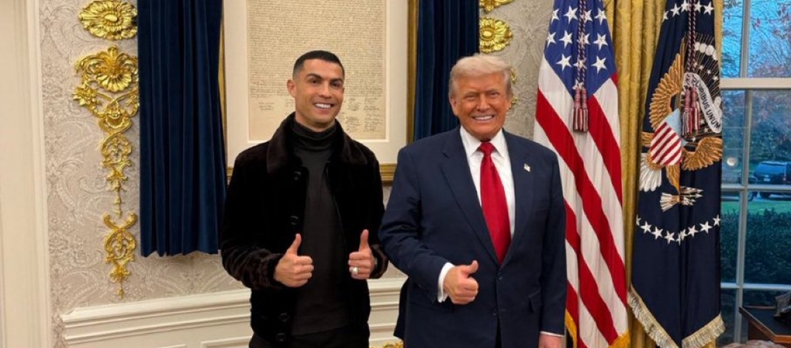 Tramp Ronaldo ilə futbol oynadığı süni intellekt videosunu paylaşıb