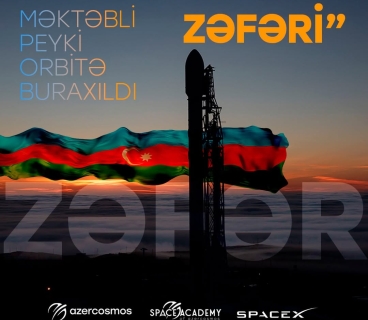 The “Zəfər” satellite, developed by Azerbaijani students, has been launched into orbit