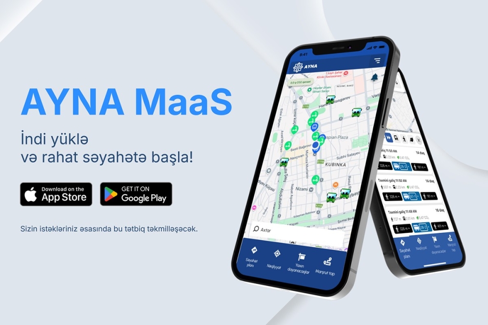 “AYNA MaaS” – Avtobusların gəlmə vaxtını göstərən yeni mobil tətbiq istifadəyə verildi