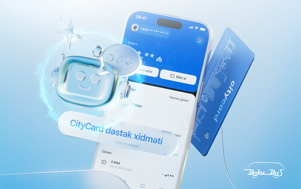 “CityCard”da süni intellekt əsaslı dəstək xidməti istifadəyə verildi