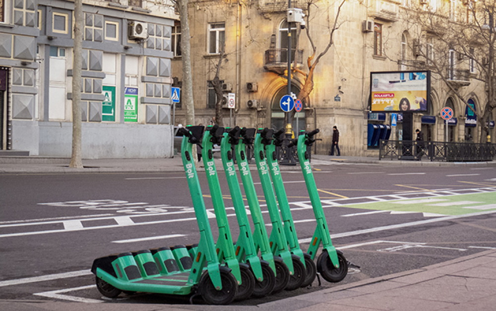 Bakıda icarəyə verilən skuterlərin sayı 31 faiz artıb