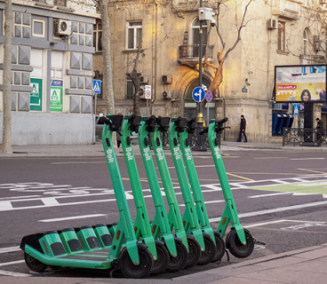 Bakıda icarəyə verilən skuterlərin sayı 31 faiz artıb