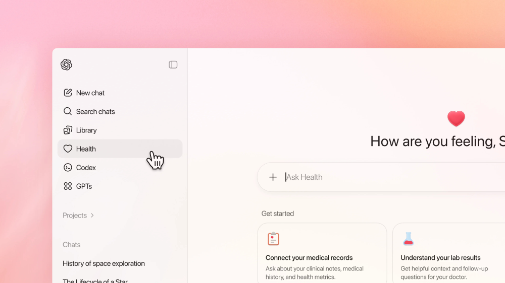OpenAI sağlamlığın izlənməsi üçün ChatGPT Health bölməsini təqdim edib