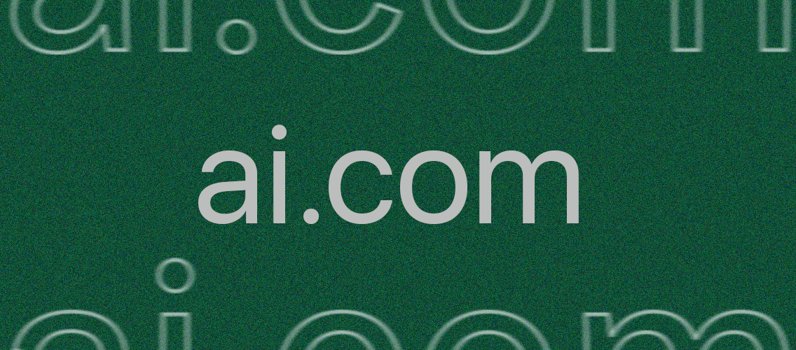 Crypto.com owner buys AI.com domain for $70 million