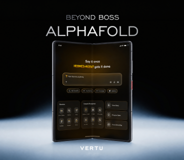 Vertu introduces foldable smartphone with AI: price starts at $6,880