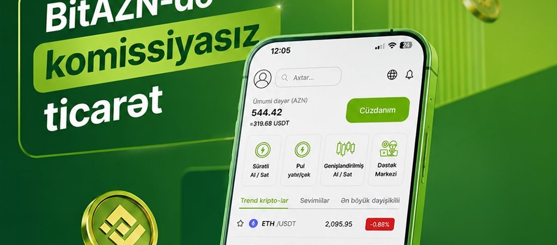 BitAZN Azərbaycanda kriptovalyuta ticarəti üçün yeni imkanlar yaradır