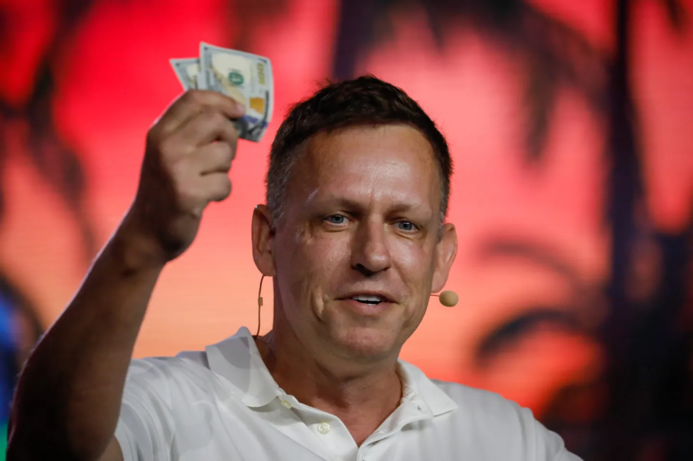Why did Peter Thiel move to Argentina?