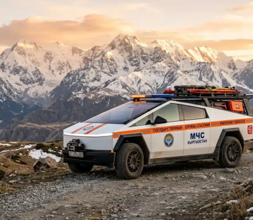 Kazakhstan's Ministry of Emergency Situations begins using Tesla Cybertruck